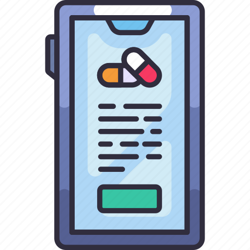 Pharmacy, medicine, medical, mobile pharmacy, app, online, transaction icon - Download on Iconfinder