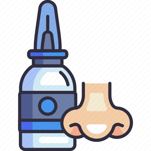 Pharmacy, medicine, medical, nasal spray, nose, bottle, drop icon - Download on Iconfinder