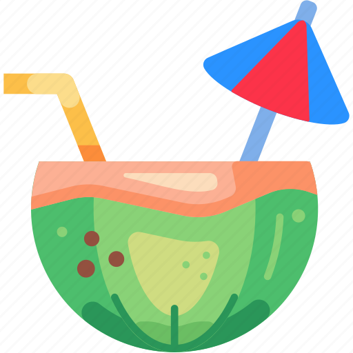 Travel, tourism, holiday, vacation, cocktail, coconut, drink icon - Download on Iconfinder