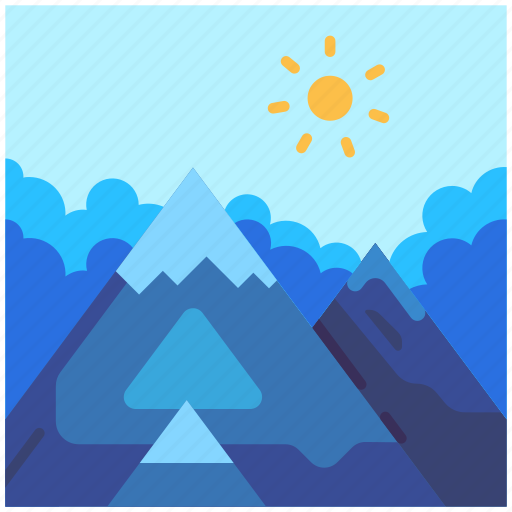 Travel, tourism, holiday, vacation, mountain, hiking, tracking icon - Download on Iconfinder