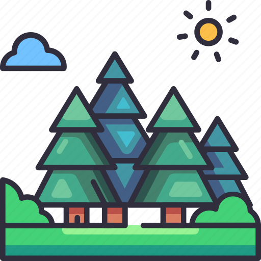 Travel, tourism, holiday, vacation, forest, camping, nature icon - Download on Iconfinder