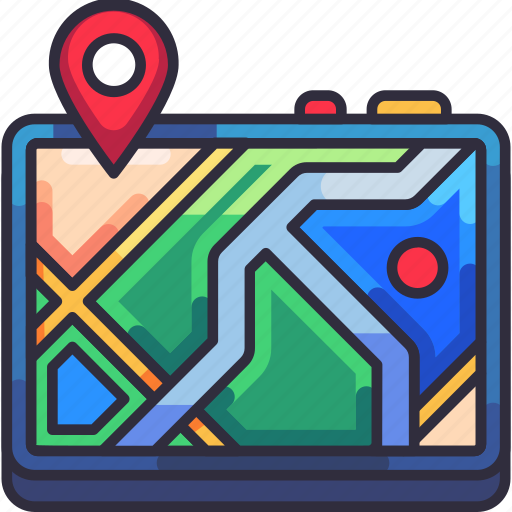 Travel, tourism, holiday, vacation, gps, map, pin location icon - Download on Iconfinder