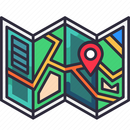 Travel, tourism, holiday, vacation, map, gps, pin location icon - Download on Iconfinder