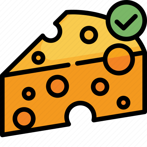 Cheese, food, dairy, cheddar, gourmet, piece, slice icon - Download on Iconfinder