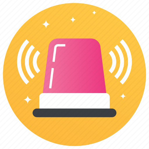Emergency alarm, emergency siren, hooder, siren, strobe light icon - Download on Iconfinder