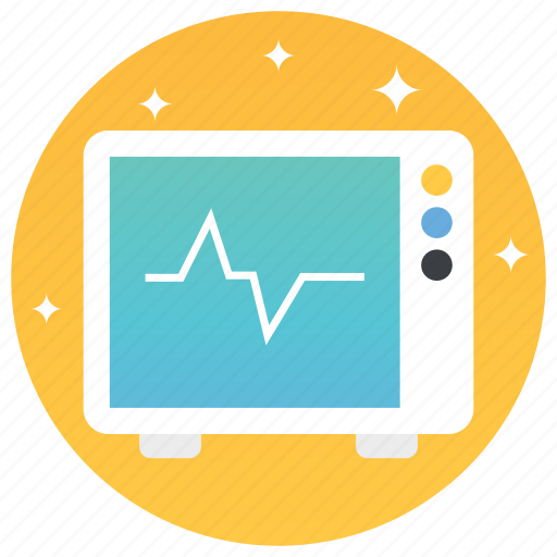 Cardiogram, chechkup, ecg machine, electrocardiogram, medical examination icon - Download on Iconfinder