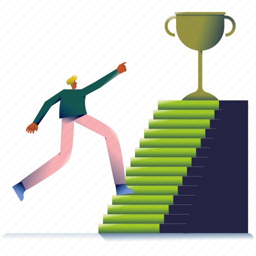 Achievements, trophy, award, reward, achievement, accomplishment, promotion illustration - Download on Iconfinder