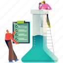 science, checklist, formula, chemistry, list, test, tube, laboratory, inspection 
