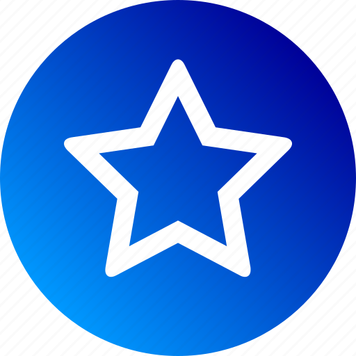 Favorite, gradient, hollow, outline, rate, rating, star icon - Download on Iconfinder