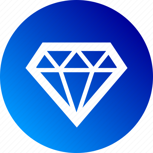 Asset, diamond, good, gradient, jewel, quality, ruby icon - Download on Iconfinder