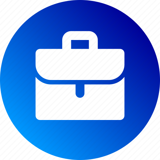 Briefcase, business, gradient, job, portfolio, suitcase icon - Download on Iconfinder