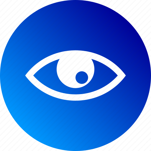 Detail, eye, gradient, look, see, view, watch icon - Download on Iconfinder