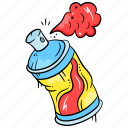 spray, paint, bottle, color, aerosol, liquid, container