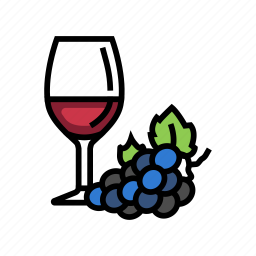 Glass, wine, red, grapes, grape, bunch icon - Download on Iconfinder