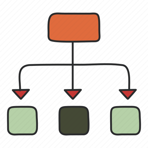 Sitemap, flowchart, flow diagram, hierarchy, algorithm icon - Download on Iconfinder