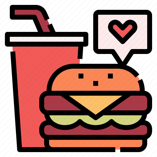 Fast, restaurant, burger, drink, junk, food icon - Download on Iconfinder