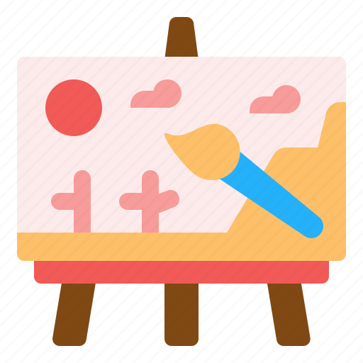 Painting, art, design, canvas, picture icon - Download on Iconfinder