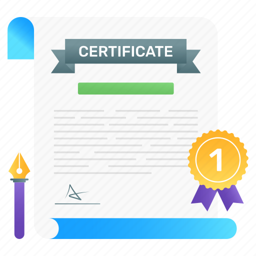Certificate, deed, diploma, degree, attested document icon - Download on Iconfinder