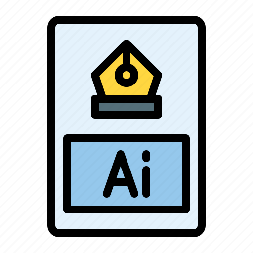 Graphicdesign, ai, file, document, format icon - Download on Iconfinder