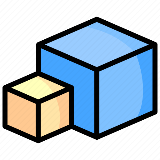 Graphic design, 3d cube, box, 3d design icon - Download on Iconfinder