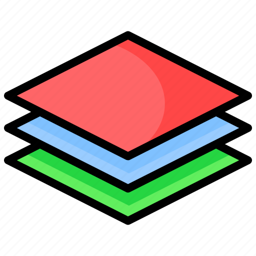 Layers, layer, graphic design, stack icon - Download on Iconfinder