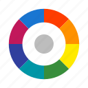 color wheel, choose, variety, multi color, painting