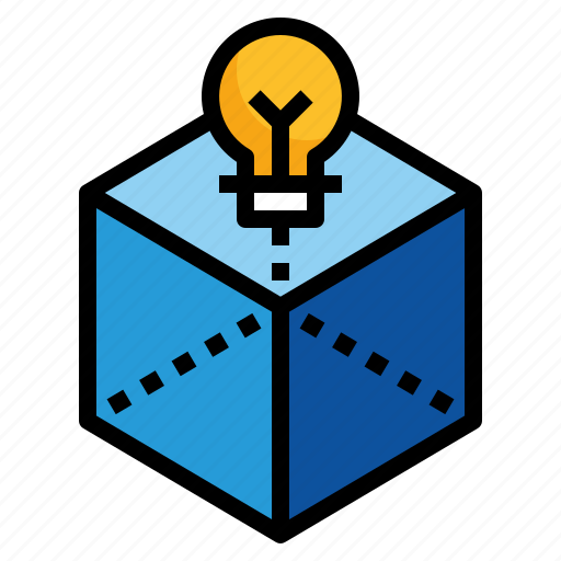 Box, cube, design, idea, print icon - Download on Iconfinder