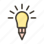 creative, bulb, idea, battery, energy 