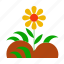 flower, grass, gardening, seed, floral, springtime, ecology, pot, sun flower 