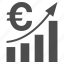 analysis, bar chart, euro, financial report, money, sales trend, statistics 
