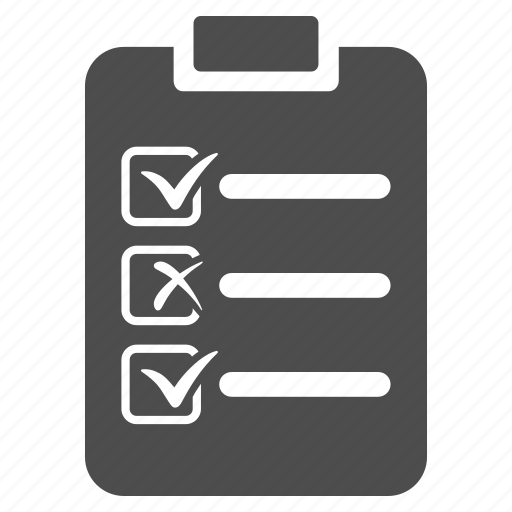 Tasks, approve, audit, schedule, check list, exam form, test file icon - Download on Iconfinder