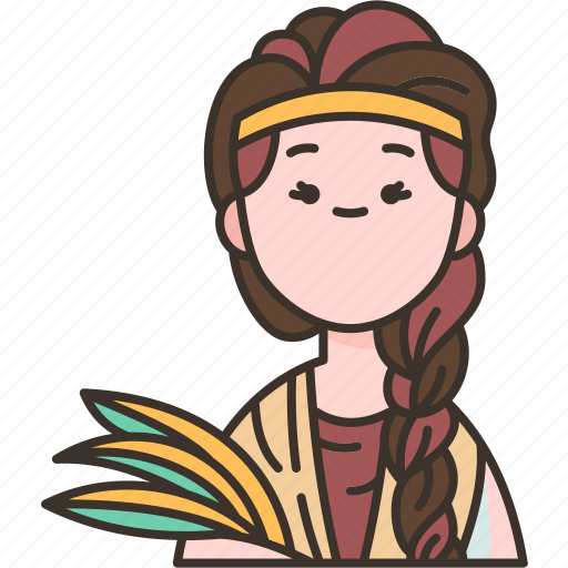 Demeter, harvest, fertility, goddess, agriculture icon - Download on Iconfinder