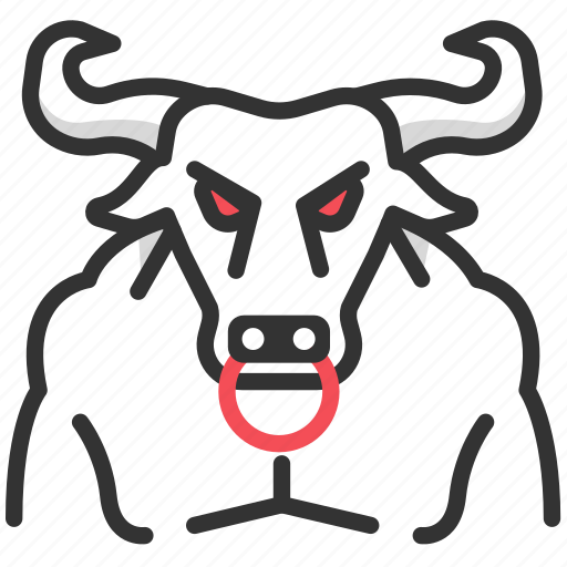 Bull, greek, minos, minotaur, monster, mythology icon - Download on Iconfinder