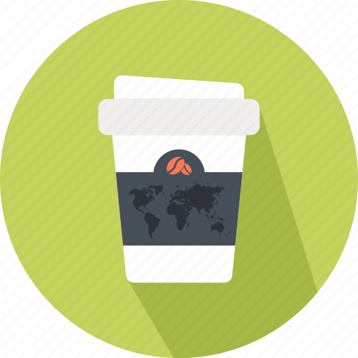 Coffee, dring, drinking, map, pause, to go, world icon - Download on Iconfinder
