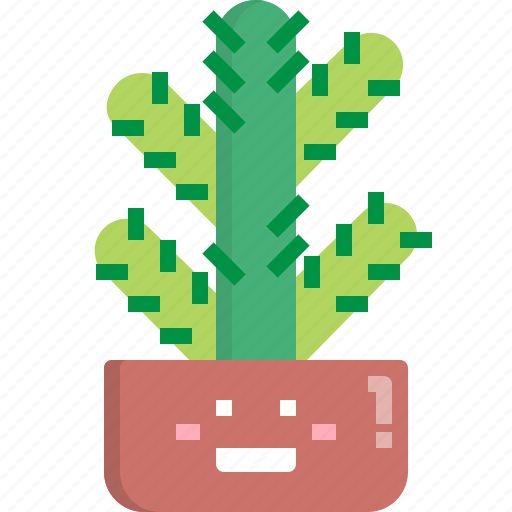 Cacti, cactus, desert, euphorbia, nature, pot, summer icon - Download on Iconfinder