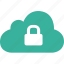 cloud, lock, secure, password, protect, safe 
