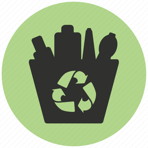 Alternative energy, buttle, energy, green, recycling, trash bin, trash can icon - Download on Iconfinder