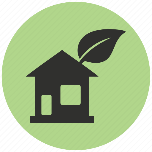 Alternative energy, energy, green, green house, house, leaf icon - Download on Iconfinder