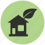 alternative energy, energy, green, green house, house, leaf 