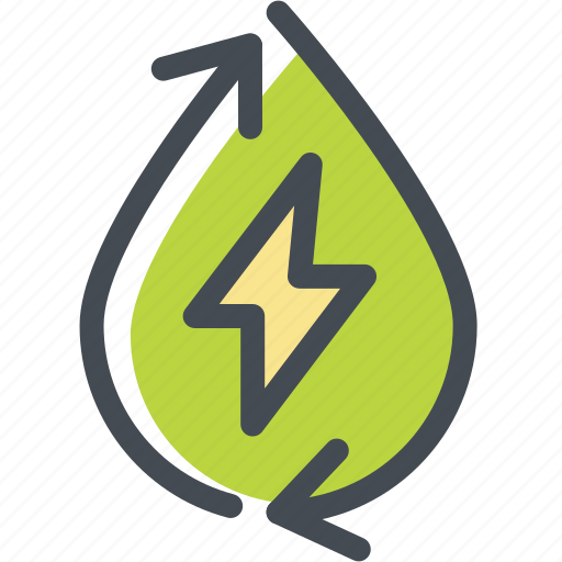 Ecology, energy, green, hibrit, power, water, water energy recycle icon - Download on Iconfinder