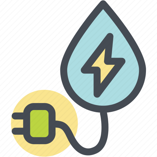 Eco, ecology, energy, green, industry, plug, water energy icon - Download on Iconfinder