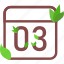 .svg, calendar, date, day, green, leaf, green leaf, plant, event, schedule, ecology, format, nature 