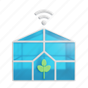 smart, greenhouse, watch, technology, glasshouse, house 
