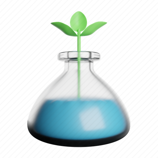 Flask, lab, test, research, laboratory 3D illustration - Download on Iconfinder