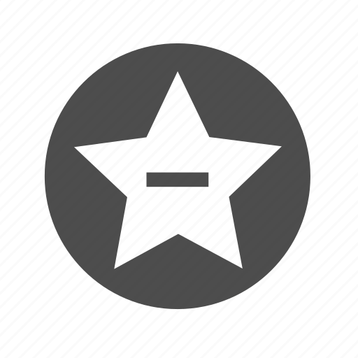 Estrella, favorito, menos, minus, star, bookmark, favorite icon - Download on Iconfinder
