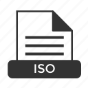 disc, file, format, image, iso