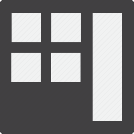 Content, grid, header, right, sidebar icon - Download on Iconfinder