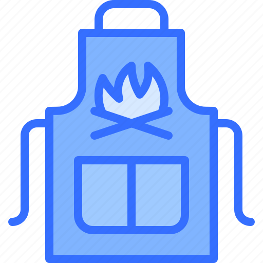 Apron, fire, bonfire, bbq, barbecue, cooking, food icon - Download on Iconfinder