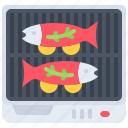 grill, fish, bbq, barbecue, cooking, food