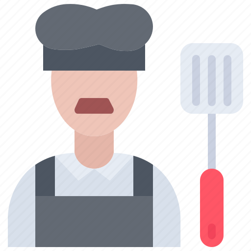 Chef, man, spatula, bbq, barbecue, cooking, food icon - Download on Iconfinder